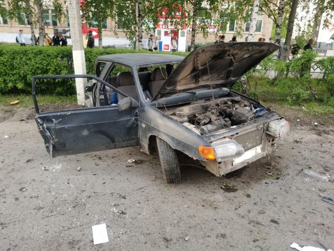 Ухта Столкновение Skoda Octavia и ВАЗ